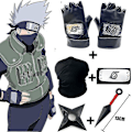 Pikkukuva 1 / 4: 5 kpl/setti Naruto Kakashi Anime Cosplay Asusteet Käsineet Kun