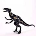 Pikkukuva 3 / 4: Jurassic-dinosaurukset lelu, nivelletty, liikkuva toimintahahmo, kävelevä Indoraptor-dinosaurus