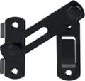 Thicker Door Lock Slide Gate Latch Tiny Door Bolt, Stainless Steel Matte Black,large