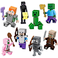 Miniatyrbillede 1 af 3: 8 stk. Figursæt Actionfigur Minifigurer Børnelegetøj Fødselsdagsfestgaver Til Voksne Og Børn Drenge Piger