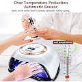 Miniatyrbild 4 av 5: 168w Uv Led Gel Nail Lamp Gel Polish Dryer Lamp 4 Timer Setting Auto Sensor--(niubi)