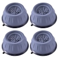 Miniatyrbild 1 av 4: 4pcs Universal Anti-vibration Feet Pads Washing Machine Rubber Mat Anti-vibration Pad Dryer Refrigerator Base Fixed Non-slip Pad