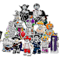 Miniatyrbillede 1 af 4: 16 stk. Halloween Serie Minifigurer Græskarmænd Zombies Vampyr Heks Børne Puslespil Samling