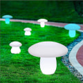 Miniatyrbild 2 av 4: 3W LED Mushroom Lamp Outdoor Garden Floor Waterproof Decorative Lamp Villa Lawn Plug-in Lamp
