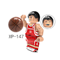 Miniatyrbild 4 av 5: Basketball Star Building Blocks Minifigures Assembled Building Blocks Toy 9pcs