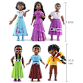 Miniatyrbild 2 av 4: Encanto Doll Figures Play Set, The Madrigal Family 7-pack Set Pretend Play For Kids And Toddlers