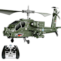 Miniatyrbillede 1 af 5: Xdkj S109g 3.5ch Beast Legering Gunship Rc Helikopter