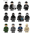 Miniatyrbild 2 av 5: 12pcs Special Police Minifigure Building Block Doll Small Particle Assembled Doll Toy