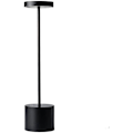 Miniatyrbild 2 av 3: Led Cordless Table Lamp Small Rechargeable Metal Desk Lamp 2 Dimming Levels black
