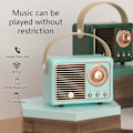 Miniatyrbild 2 av 2: Hm11 Portable Music Player Mini Retro Rechargeable Speaker Radio Outdo White