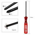 Miniatyrbild 3 av 4: 1 Set 3.8 4.5 2mm Screwdriver Bit Screw Driver Gamebit With Handle Set A