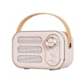 Pikkukuva 1 / 5: Mini Bluetooth 5.0 Langaton Klassinen Kaiutin Auto Retro Audio Ulkokäyttöön Kannettava Matka Pink