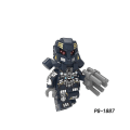 Miniatyrbild 3 av 4: 8pcs Deformed Robot Bumblebee Optimus Prime Inspector Child Puzzle Assembled Building Block Minifigure Toy