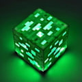 Pikkukuva 3 / 4: Minecraft Torch -lataus kaivosmieslamppu, värinvaihtava pullomallilelu, soihtu yövalo ORANGE