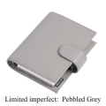 Miniatyrbild 1 av 4: Limited Imperfect Moterm Regular Pocket Rings Planner Genuine Cowhide Leather A7 Notebook Agenda Organizer Journey Sketchbook Pebbled Grey
