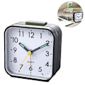 Miniatyrbild 2 av 4: Silent Analog Alarm Clock Non Ticking, Gentle Wake, Beep Sounds, Increasing Volume, Battery Operated Snooze And Light Functions, Easy Set