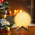 Miniatyrbild 3 av 5: Led Moon Lamp 3d 16 Color Dimmable With Remote Control And Bracket