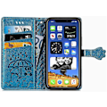 Miniatyrbild 3 av 4: Cover For Iphone 12 Pro / Iphone 12, Mobile Phone Cover Leather Flip Case With Card Slot, Magnet And Stand Function [cat And Dog Pattern] Protective C