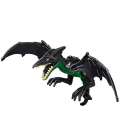 Miniatyrbild 3 av 3: Jurassic World Large Building Block Dinosaur Tyrannosaurus Rex Assembled Toy Puzzle Building Blocks Black pterosaur