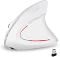 Wekity Right Handed Wireless Ergonomic Rechargeable Vertical Mouse With 4 Adjustable Dpi white