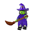 Miniatyrbild 3 av 4: 10 Halloween Building Blocks Minifigure Pumpkin Ghost Skeleton Vampire Little Zombie Zombie Assembling Building Block Toy
