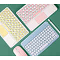 Miniatyrbild 4 av 4: Ipad Keyboard And Mouse Combo, Wireless Bluetooth Keyboard White C