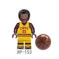 Miniatyrbild 5 av 5: Basketball Star Building Blocks Minifigures Assembled Building Blocks Toy 9pcs