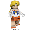 Miniatyrbillede 3 af 4: 8 stk. Sailor Moon Moon Hare Mizuno Ami Samlet Byggeklods Minifigur Legetøj