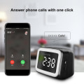 Miniatyrbild 3 av 4: Bt511 Wireless Bluetooth-compatible 5.0 Speaker Music Player Alarm Clock Makeup Mirror Black