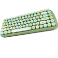Miniatyrbild 5 av 5: Mini Wireless Keyboard 2.4g Usb Keyboard And Mouse Set, Round Keycap, Multi-color Cute Girly Keyboard... (green)