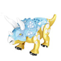 Miniatyrbild 2 av 4: 8pcs Colorful Dinosaur Building Blocks Tyrannosaurus Rex Triceratops Double Crowns Assembled Toy Building Blocks