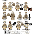 Miniatyrbild 1 av 4: Navy Seals 12 Military Series Building Blocks With Weapons Boy Building Blocks