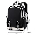 Miniatyrbild 2 av 2: Marshmello Backpack Usb Rechargeable Backpack Large Capacity Student S Color-5