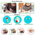 Miniatyrbild 3 av 3: Pencil Grip Set 13 Pcs Children Pen Holder Writing Aid Grip Trainer With Storage Case Blue