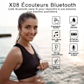 Miniatyrbild 3 av 5: Bluetooth Wireless Headphones 5.0 With Noise Reduction, In-ear Earbuds With Built-in Mic