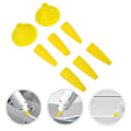Miniatyrbild 3 av 3: 8pcs Caulk Nozzle Applicator Reusable Caulking Nozzle Finishing Nozzle