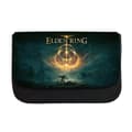 Elden Ring Game Printed Pencil Case Pouch Double Layer Pen Bag Stand Zip Storage Organizer C
