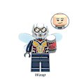 Miniatyrbillede 4 af 5: 8 stk. Superhelte Samlede Byggeklodser Minifigur Ant-man Wasp Kvindelig Forfader Baron Lizemo Spøgelsesdukke Legetøj