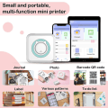 Miniatyrbild 3 av 5: Mini Pocket Sticker Printer, Bluetooth Wireless Portable Mobile Printer Machine Thermal Printer For Notes, Memo, Photo, Pocket Label Receipt Printer C option 4