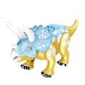 Miniatyrbild 2 av 4: 8pcs Colorful Dinosaur Building Blocks Tyrannosaurus Rex Triceratops Double Crowns Assembled Toy Building Blocks