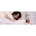 Miniatyrbild 4 av 4: Digital Alarm Clock,mini Portable Cartoon Rabbit Ear Shape Rechargeable Digital Display Led Nigh Light Alarm Clock A906-2385