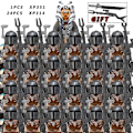 Miniatyrbillede 1 af 4: 25 stk. Star Wars The 322/501st Legion Mandalorian Sith Trooper Clone Warrior Hjelm Minifigur Byggelegetøj Star Troopers-7