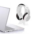 Miniatyrbild 4 av 5: Universal Curved Shape Acrylic Headset Holder Stand Table Display Rack Bracket A