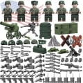 Miniatyrbild 1 av 5: 6pcs Fierce Battle Pacific Commander Small Particle Assembled Toy Military Building Block Minifigure