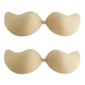 Miniatyrbild 1 av 4: 2 Pack Self Adhesive Invisible Bra Push Up Backless Bras Mango Cup Black B