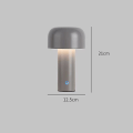 Miniatyrbild 2 av 4: Mushroom Table Lamp Portable Night Light Restaurant Bar Bedroom Mystic Grey