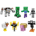 Miniatyrbild 1 av 3: The Steve Alex Villager Skeleton Enderman Action Figures Model Building Blocks Bricks Set Gifts Toys For Children F set