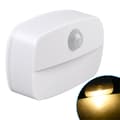 Motion Sensor Led Night Light Battery Powered Indoor Closet Cabinet Wall Ca white