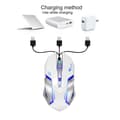 Q1 Gaming Mouse High Speed 6 Buttons 2.4ghz Portable Silent Wireless Mouse For Office White