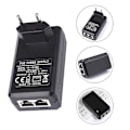Miniatyrbillede 3 af 3: 15v 1a Poe-injektoradapter til AP-sikkerheds-IP-kamera Poe-switch EU-stik